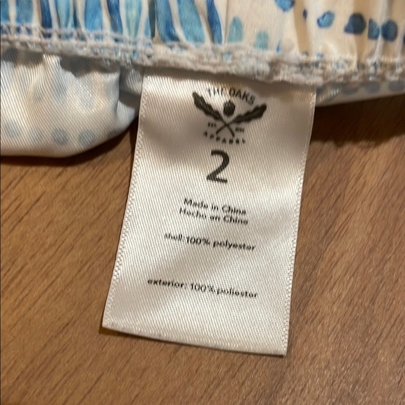 Oaks Apparel Blue and White Patterned Baby Boy Bloomer Swimsuit - Picture 3 of 3